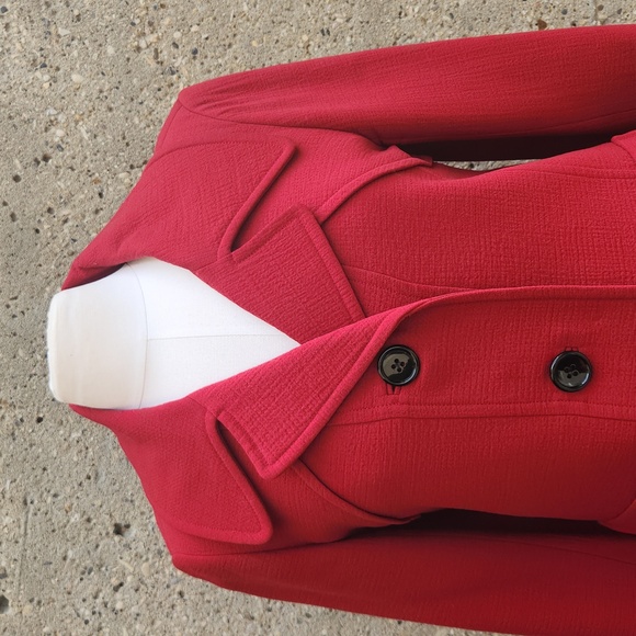 LIDA BADAY red wool jacket - Picture 3 of 13